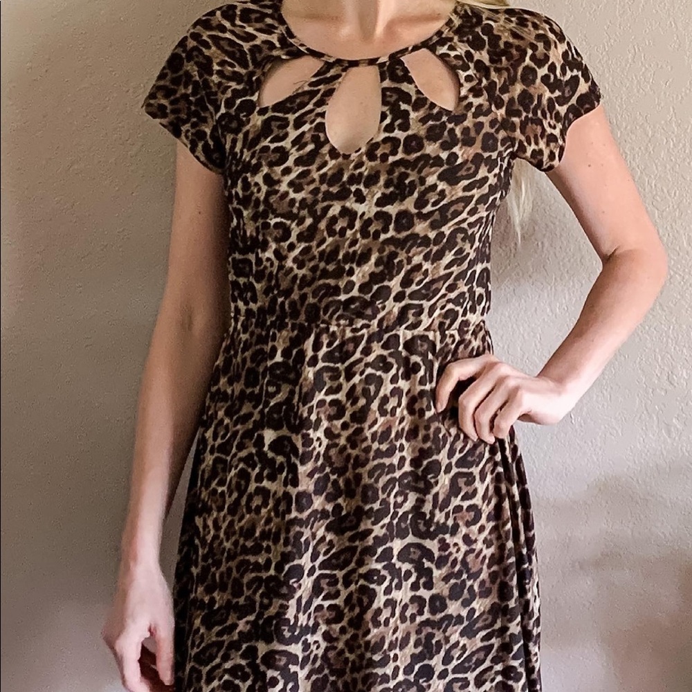 Cute little animal print dress!